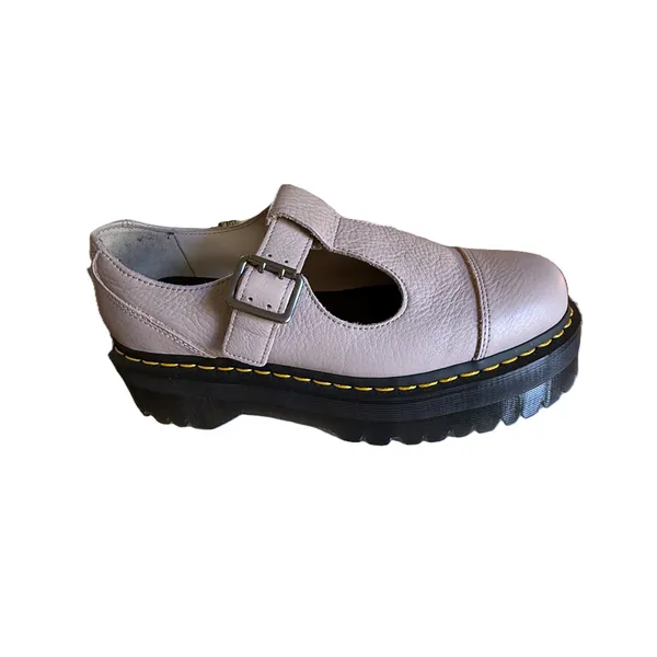 Dr. Martens Womens Size 9 Bethan Mary Jane Platform Pink Cream Unisex Mens 8 - Image 2