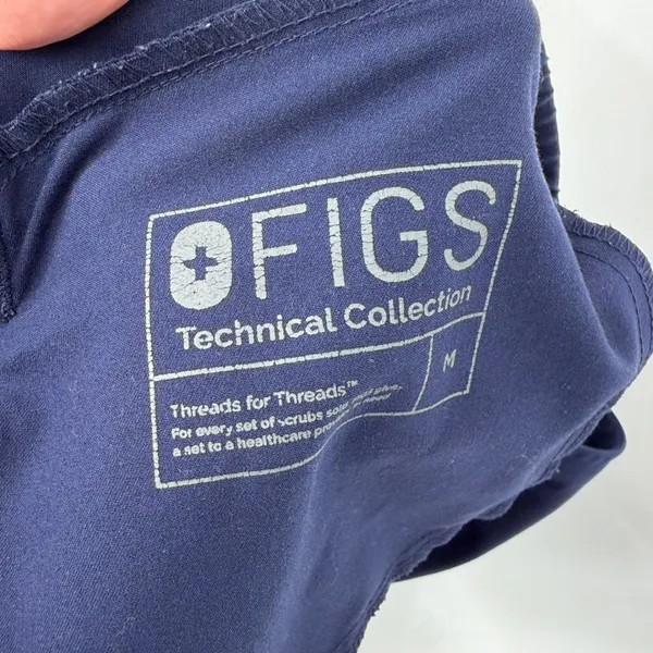 FIGS Technical Collection Scrub Jogger Pants Women's M Navy‎ Blue Slim Fit - Image 4