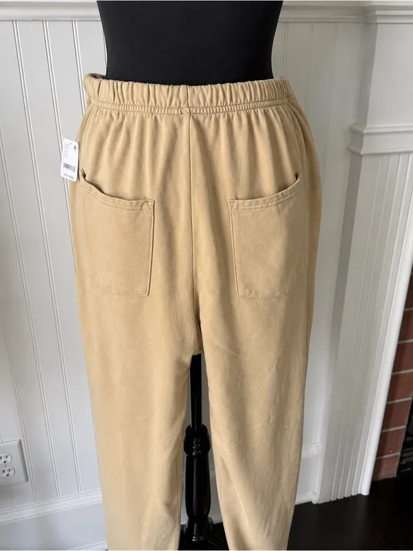 NEW Free People Comeback Jogger ~Incense Taupe ~Large - Image 9