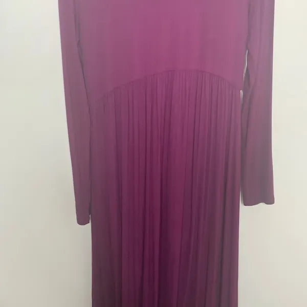Hatch The Softest Rib Nursing Purple Maternity Nursing Dress Size 3 or Large - Image 7