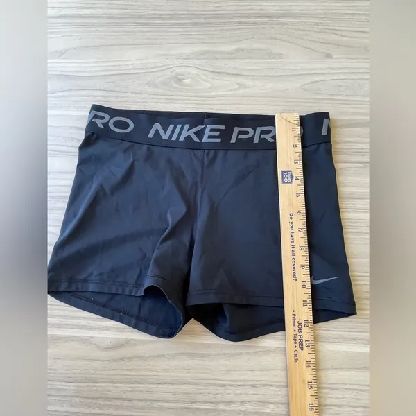 Nike Pro Women's Dark Gray Athletic Shorts - Image 5