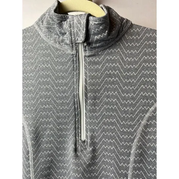 Albion Grey Zig Zag 1/4 Zip Pullover Sz. XS - Image 7