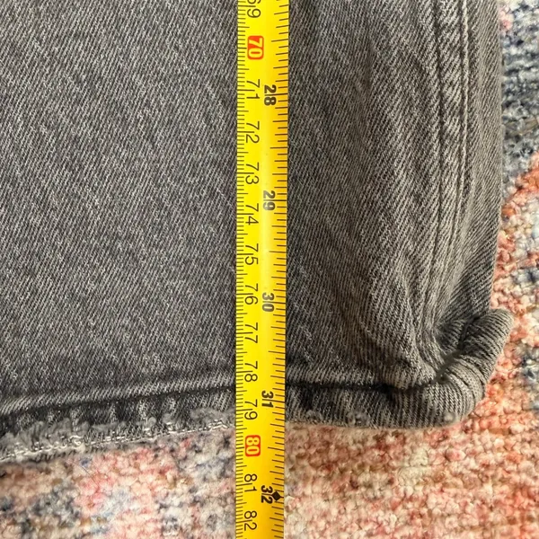 Abercrombie‎ & Fitch The Baggy Low Rise Curve Love Grey Jeans 29/8 Regular - Image 9