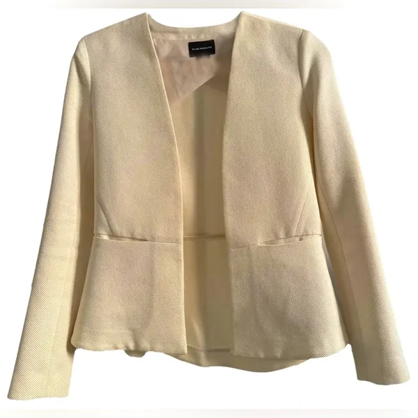 Club Monaco white wool women’s blazer size 2 - Image 2