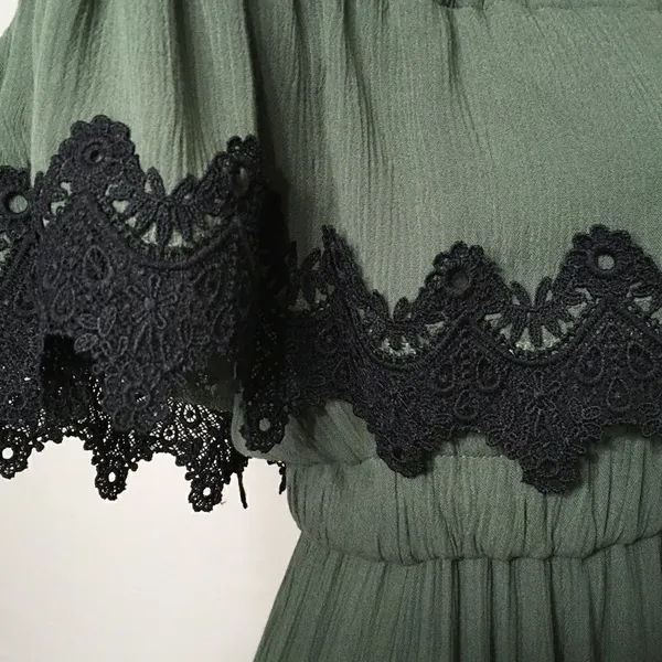 Romeo & Juliet couture olive green maxi dressNWOT - Image 12