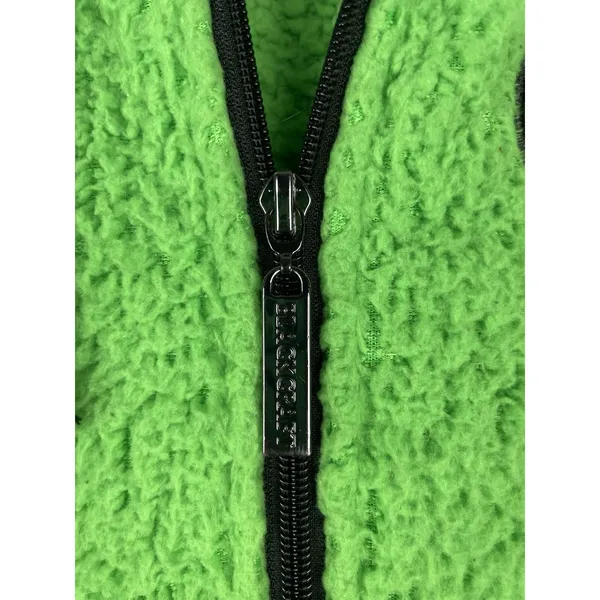 Black Craft Cult Green Sherpa Fleece Full‎ Zip Hoodie Witch Pentagram Size XS - Image 9