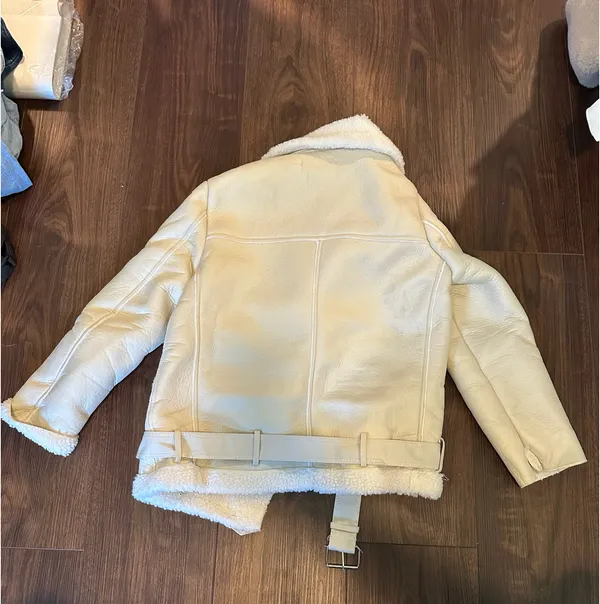 Shein Oversized Leather Jacket - Image 2
