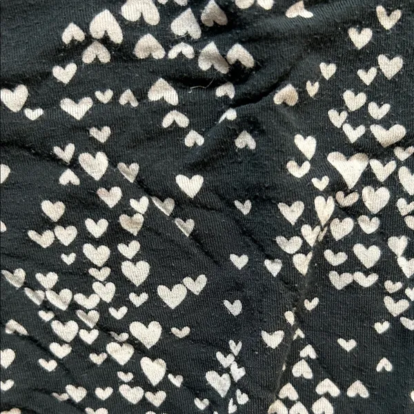 Victoria's Secret Black and White Heart Patterned pajama bottoms - Image 3