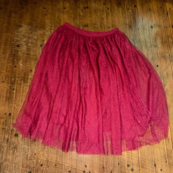 Matilda Jane Moments with You Sparkle City flowy boho M skirt - Image 4