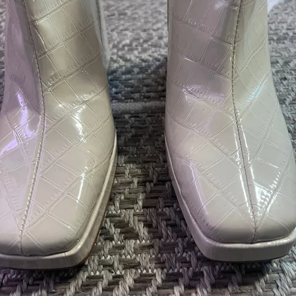 Vivianly Chunky Heel Ankle Boot Sz 9 - Image 4