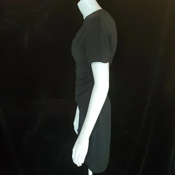 Asos Black Fallen Shoulder Dress (2) - Image 4