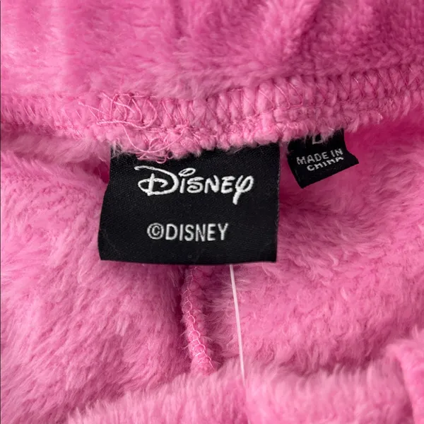 Disney Pink Fleece Shorts with Heart Cat Design - Image 5