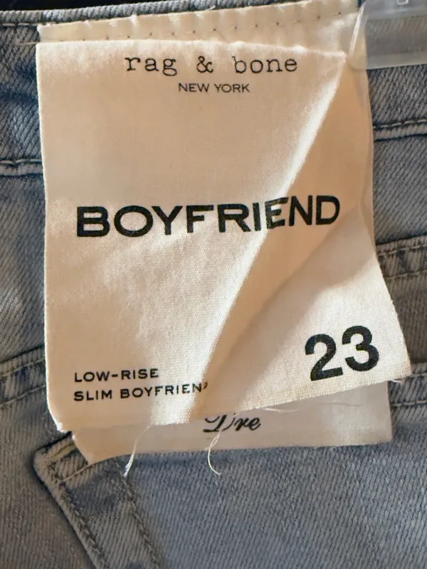 Rag & Bone Low Rise Slim Boyfriend Jeans NWT - Image 8