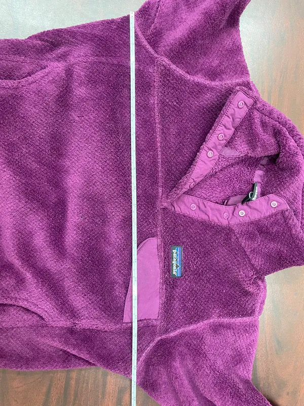 Patagonia Purple Polartec Fleece Re-Tool Snap-T Pullover Jacket Size Medium - Image 12
