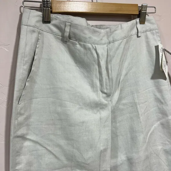 Lauren Ralph Lauren Womens Cream Linen Pants Size 6 - Image 2