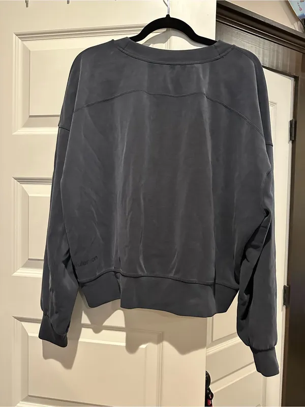 Lululemon Softstreme Boxy oversized Cropped crewneck - Image 4