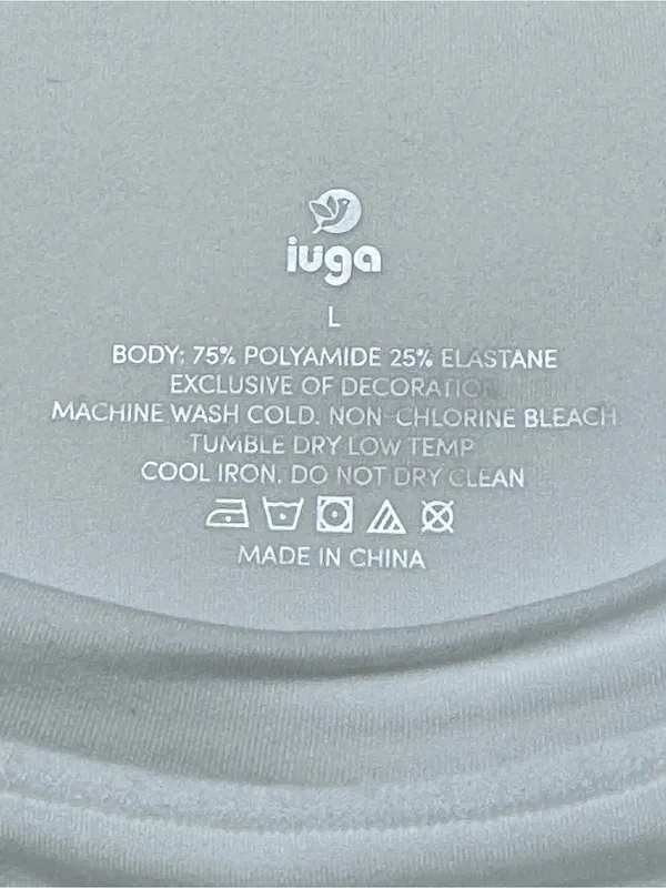 IUGA Bodysuit Crew Neck Short Sleeve Tummy Control Compression Slimming thong - Image 6