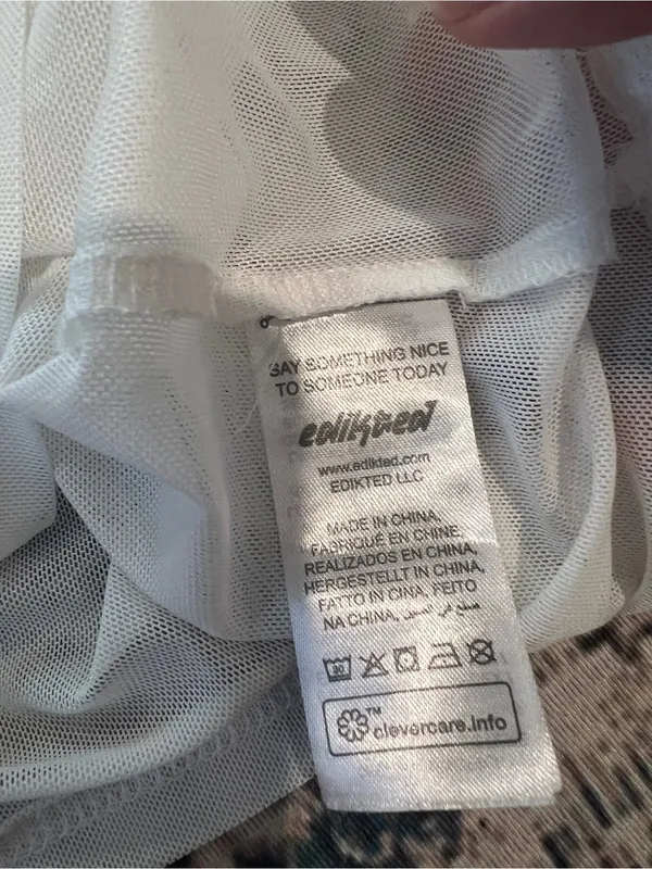 Edikted aloha sheer mesh tee size M - Image 10