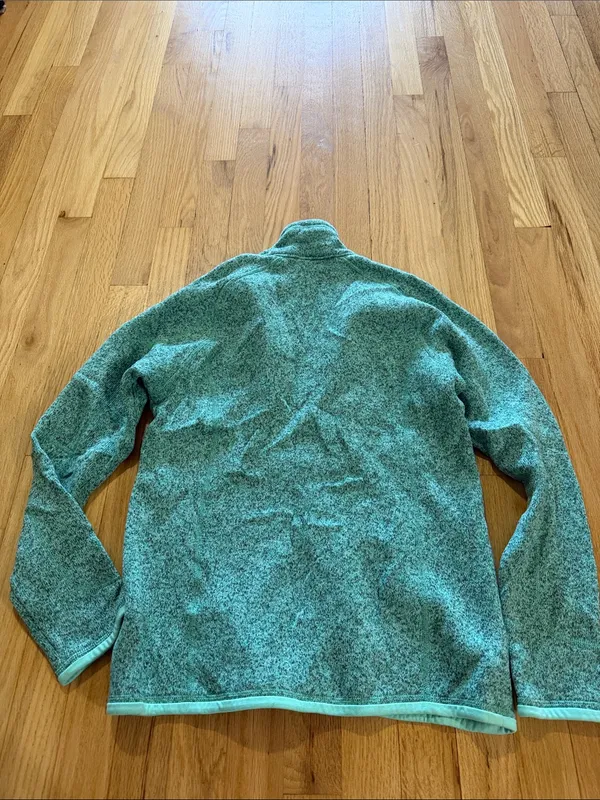 Patagonia Blue Green Better Sweater Pullover Sz M - Image 7