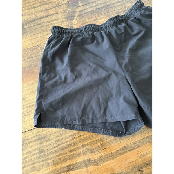 Nike Dri-Fit Lined Athletic Shorts Womens Stretchy Drawstring Small Black - Image 3