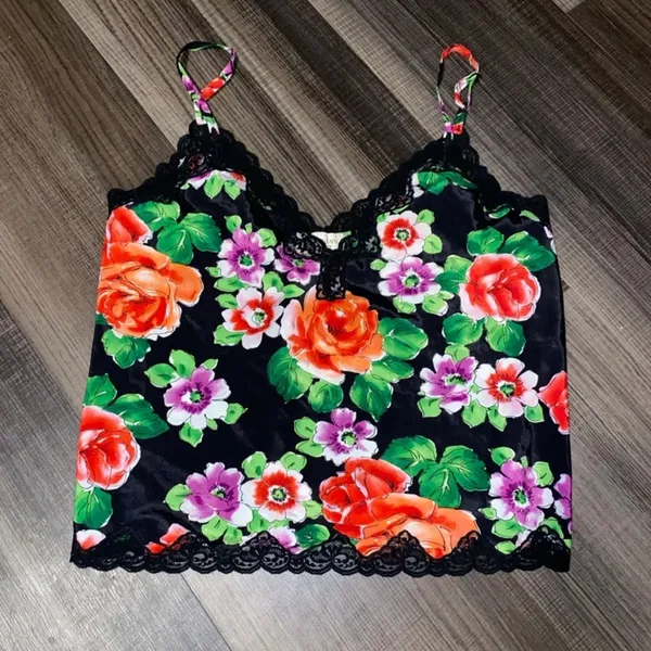 Vs pink floral slip vintage - Image 4
