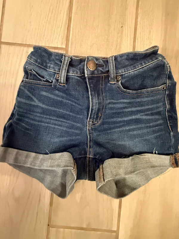Aeropostale High Rise Midi Denim Shorts – Women’s Size 00 - Image 3