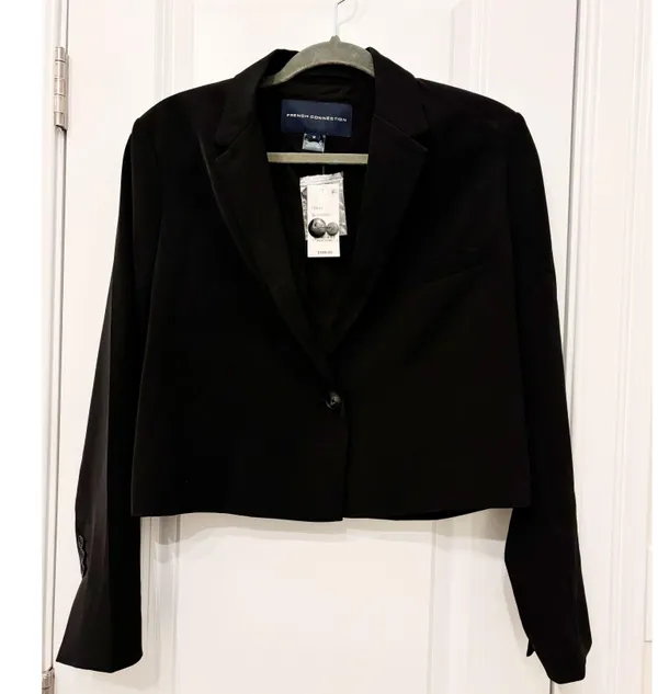 Harry Cropped Suit Blazer - Image 3