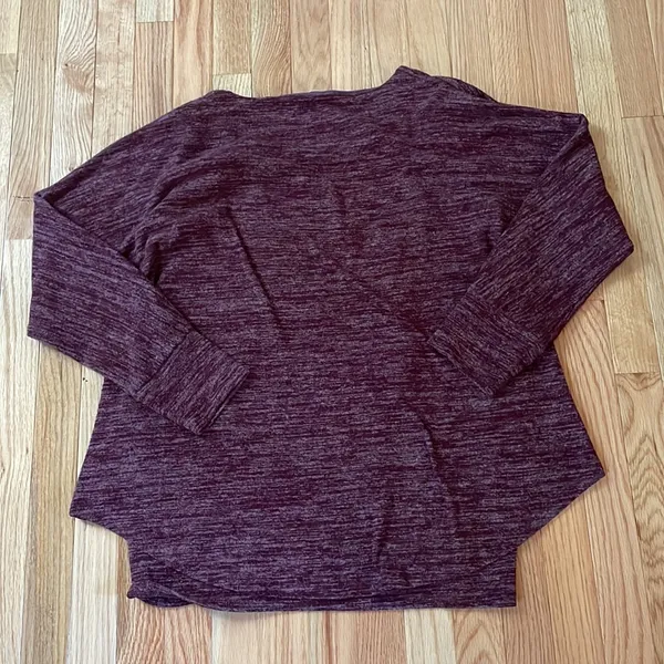 Soft Surroundings Knit Sweater Womens XL Purple Layered Minimalist Cozy - Image 11
