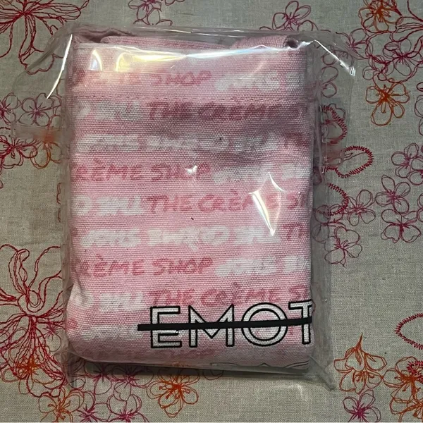 NWT Creme Shop Pink Emotional Baggage Tote Bag - Image 3