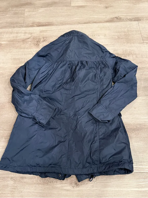 Burberry Brit Women's Navy Blue Utility Hooded Jacket: Size XS-S - Image 10