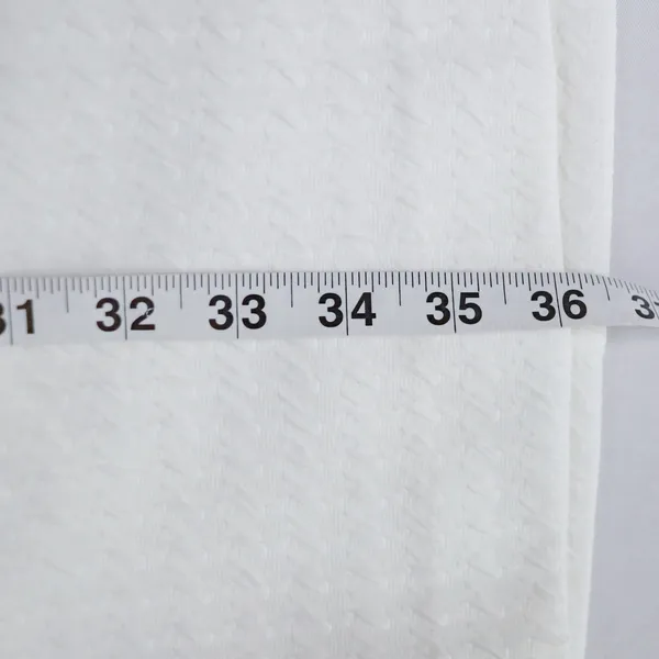 Tommy Hilfiger Shift‎ Dress 8 White Textured Pique Pocket Sleeveless Mod Preppy - Image 15