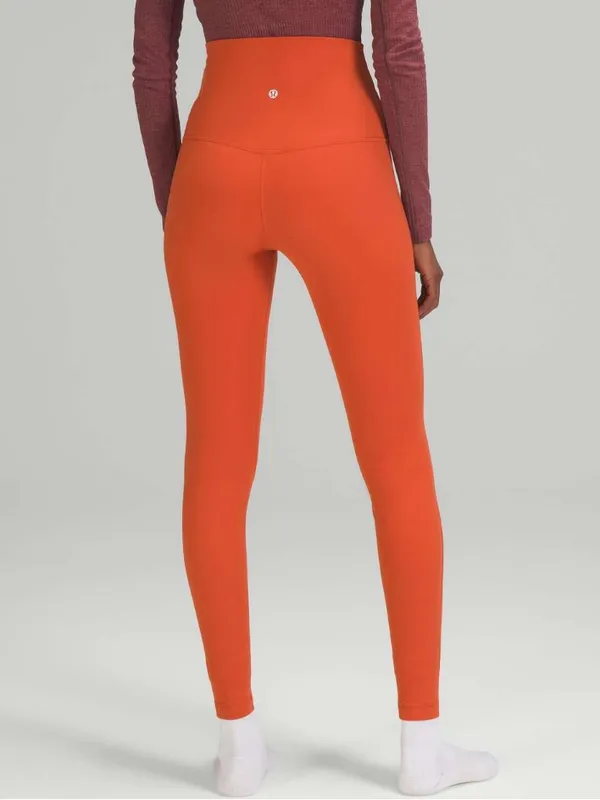 Lululemon Super High-Rise Align Leggings Size 6 Full Length 28” Canyon Orange - Image 2