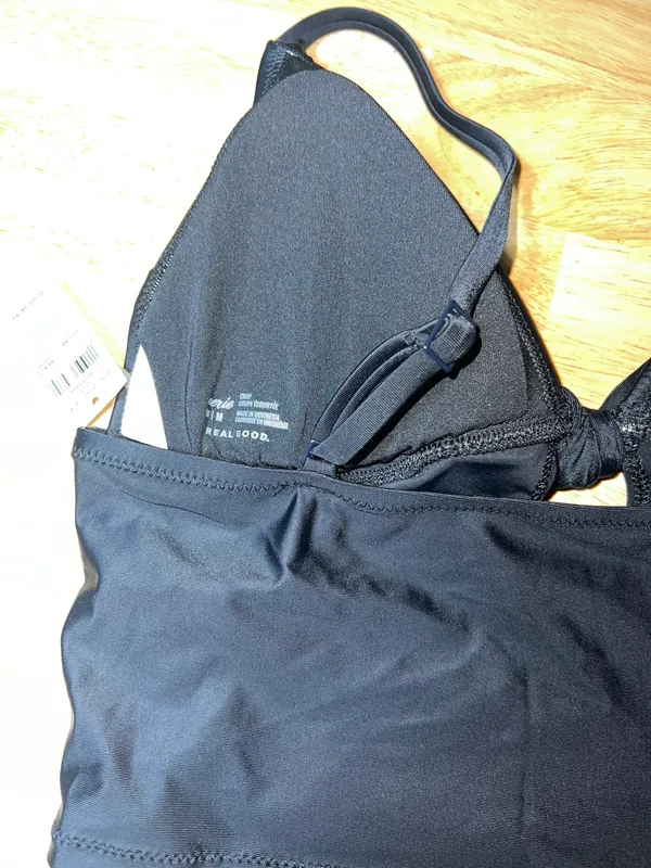 Aerie Medium Black Crop Bikini Top BNWTS $34.95 - Image 3