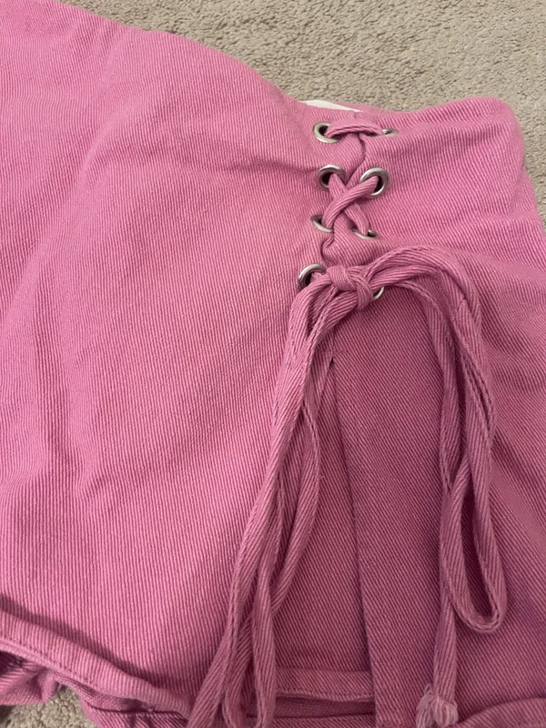Altar'd State Pink Tie Skort - Image 2