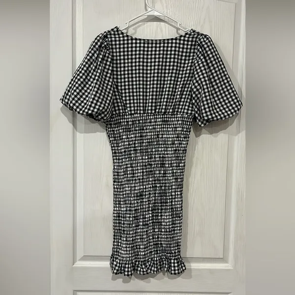 FINAL PRICE NWOT Lea & Viola Checkered Midi Dress - Image 5