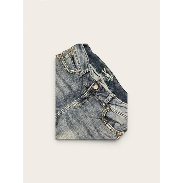 Wrangler Retro Women'S Dark Mae Bootcut Jeans 9/10 X 34 - Image 4