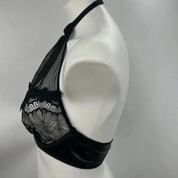 Dream girl lace black medium halter bra - Image 3