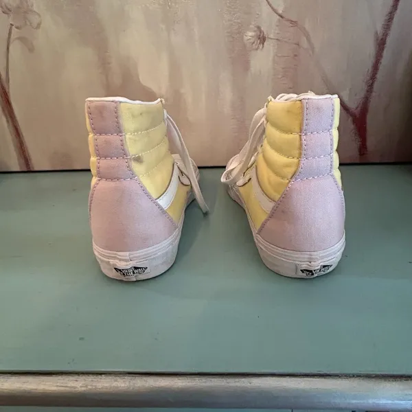 Vans Sk8-Hi Pastel Color Block Shoe Women's Size 7 Hi Top Skater Fashion Sneaker - Image 6