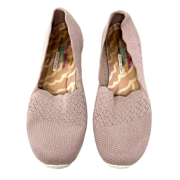 Skechers Size 9 Flats Pink Relaxed Fit Comfort Memory Foam Air Cooled Slip On‎ - Image 2