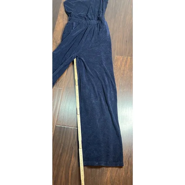 OFFLINE By Aerie Summer Lights Terry Jumpsuit Navy Blue Size Smal - Image 11