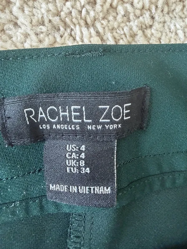 Rachel Zoe Dark Green Dress Pants - Image 3
