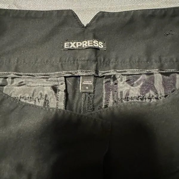 Express Black High Waist Shorts - Image 3