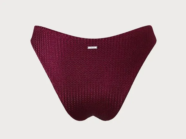 Berlook Burgundy Geometric U Neck Bikini SET 77 - Image 11