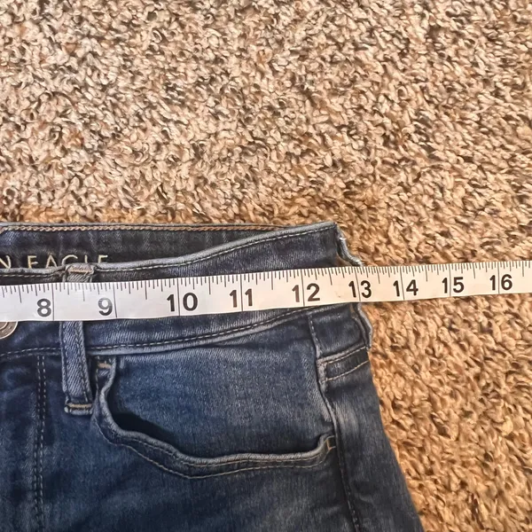 American Eagle Outfitters Women Hi Rise Jegging‎ Next Level Stretch Blue Jean - Image 5