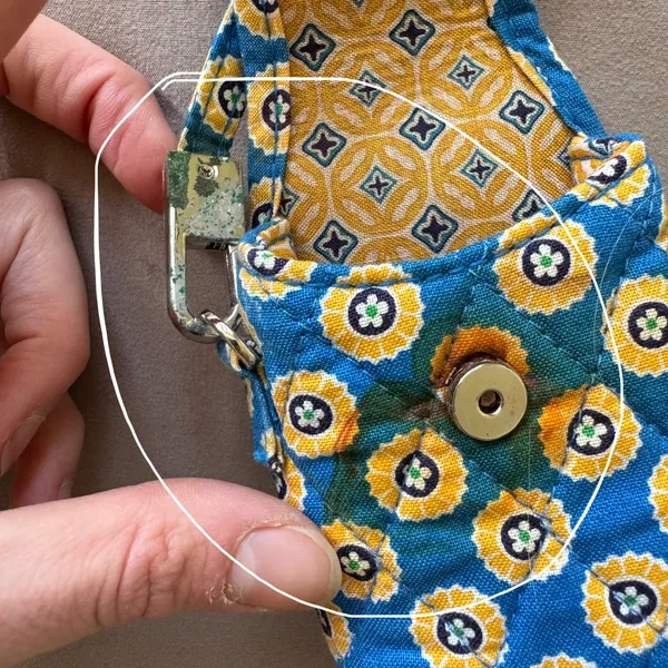 Y2K Era Vera Bradley Riviera Blue Cell Phone case - Image 5