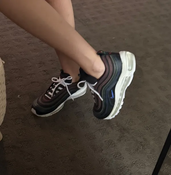 Nike Women's Air Max 97 Black Rainbow - Image 3