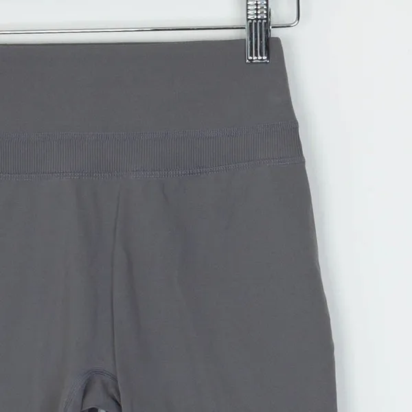 Alphalete Alphaluxe High Waisted Biker Shorts Gray‎ Womens Size XS Athletic Gym - Image 2