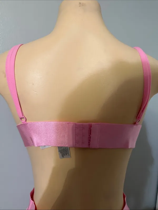 Barbie Pink Ribbed Bralette and High-Waist Shorts - Image 7