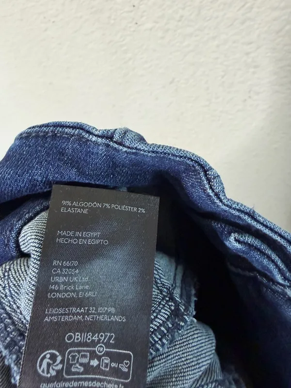 Free People We The Free Jayde Flare Jeans Indigo Blue Womens Size 27 - Image 10