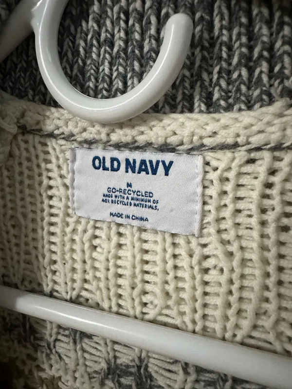 Old Navy Fair Isle Zip Cardigan - Image 3